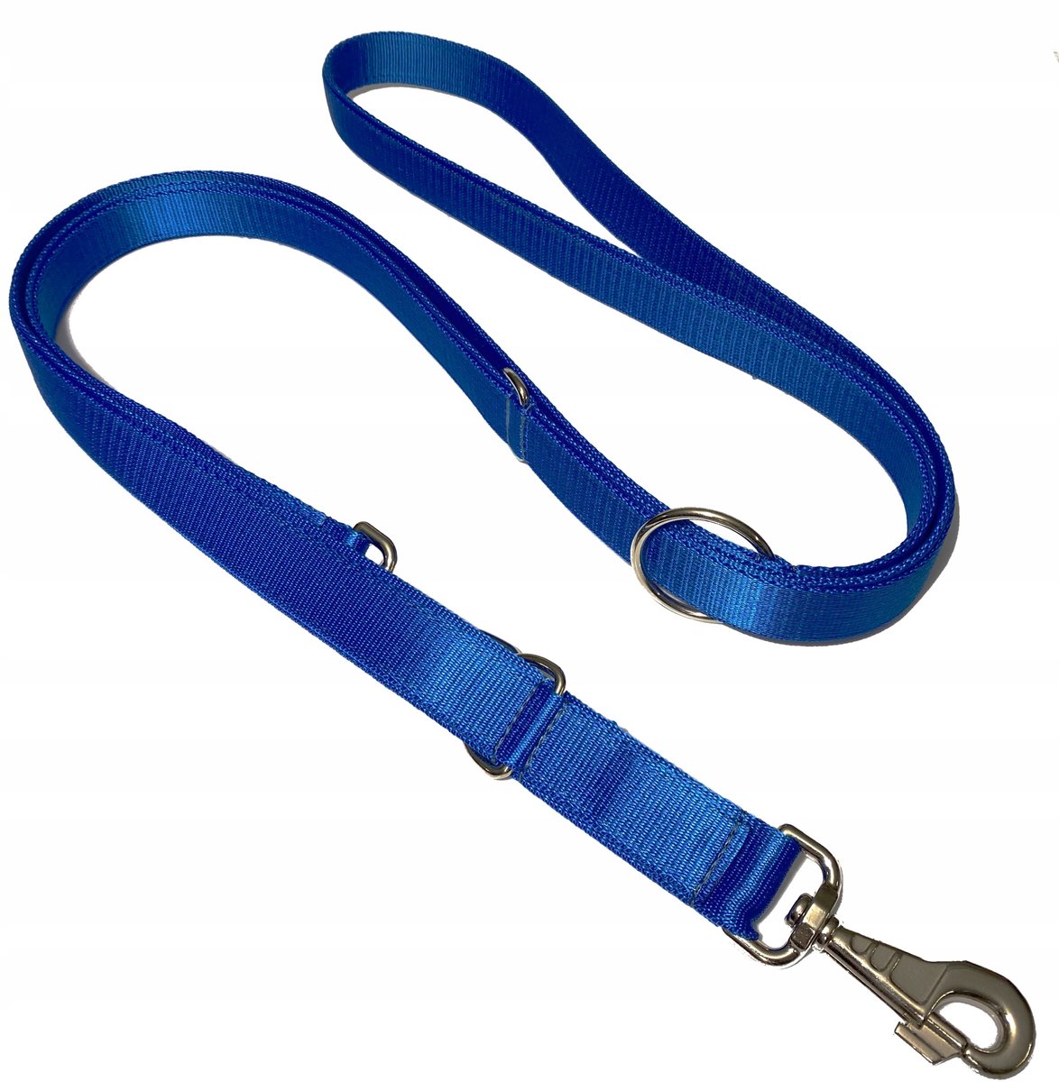 Sterke Dubbele Hondenriem 235 cm / 30 mm - Blauw