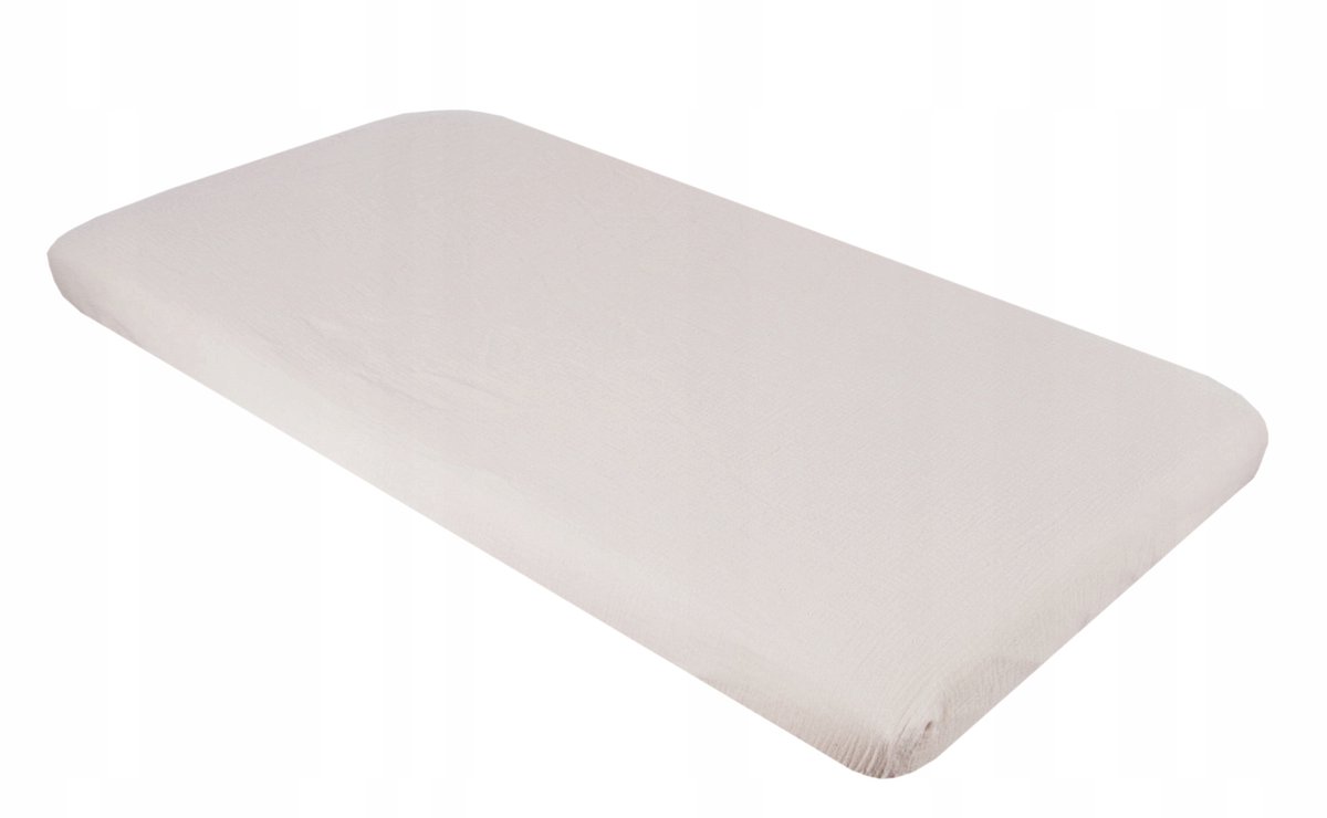 BabyLux Mousseline Hoeslaken met Elastiek 60x120 cm - Beige