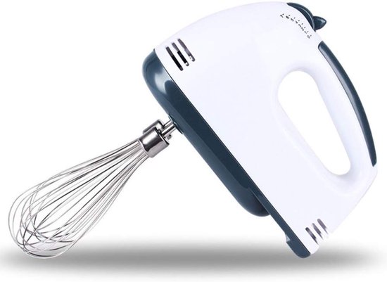Elektrische Mixer - Keukenmixer Garde - Beslag Maken - 7 Snelheden - 150 Watt - Wit — afbeelding 2