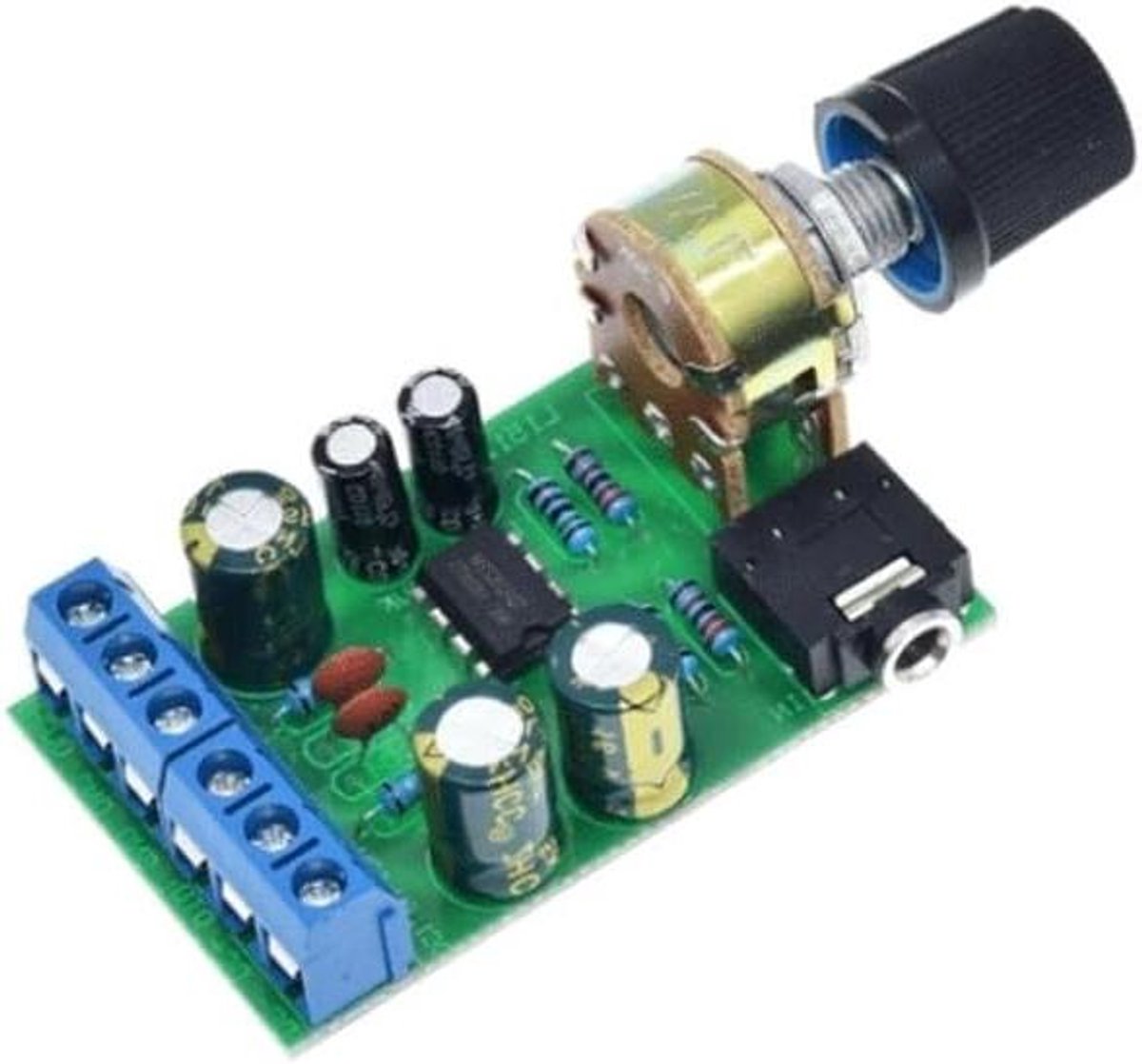 Audio Versterker Module - Stereo Board - Muziek Afspelen - Dubbel Kanaal - 52x32mm - Zoals Afgebeeld