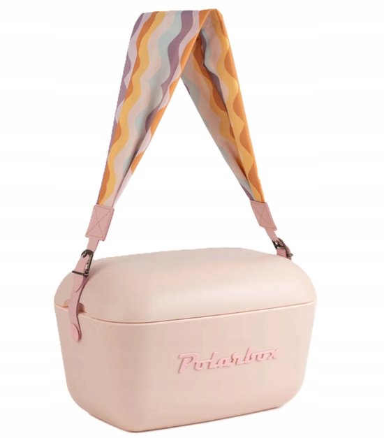 Polarbox POP Waves Textiel Koelboxriem Poederroze van Polarbox — afbeelding 4