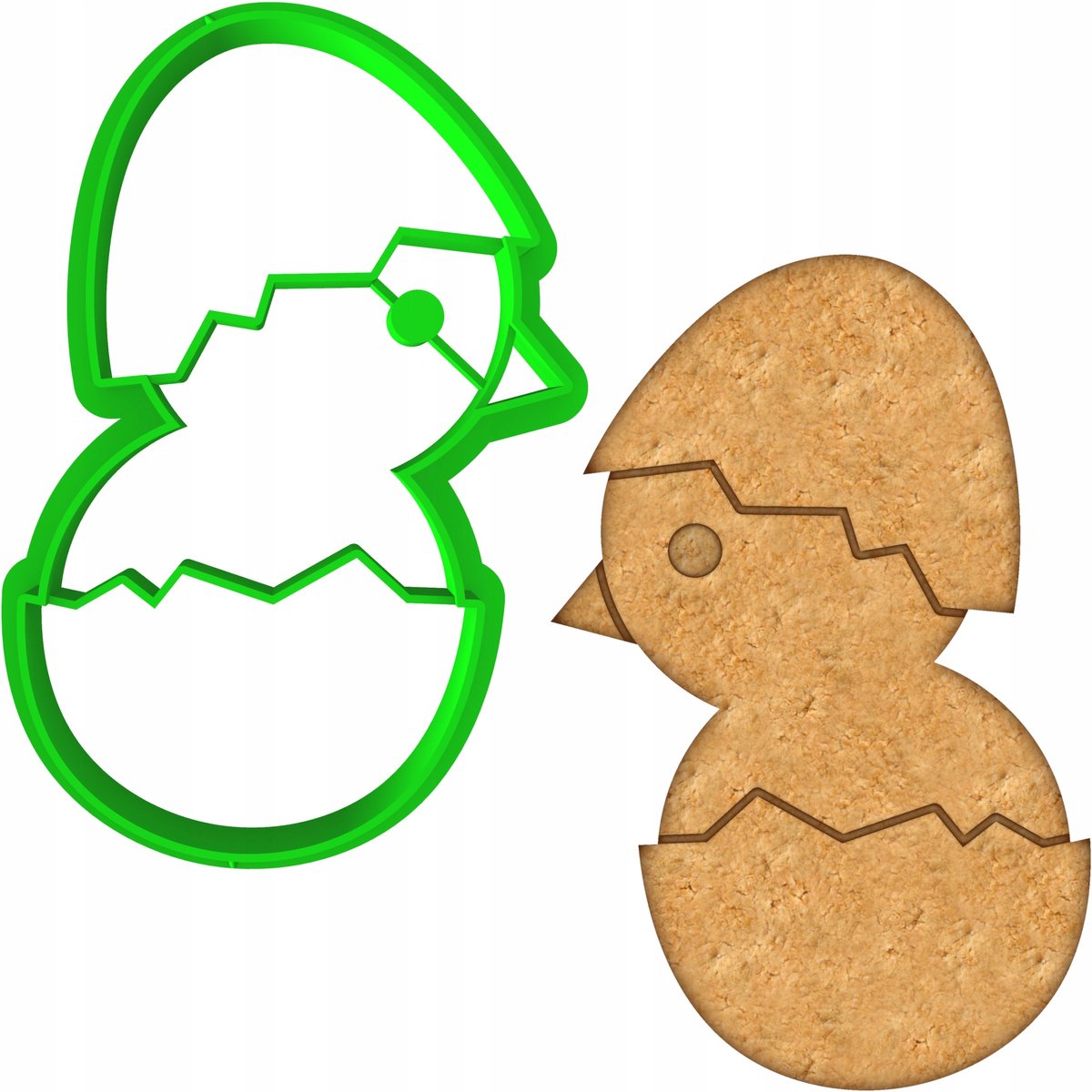 Paas Koekjesvorm Kipje 8cm - Ideaal voor bakken