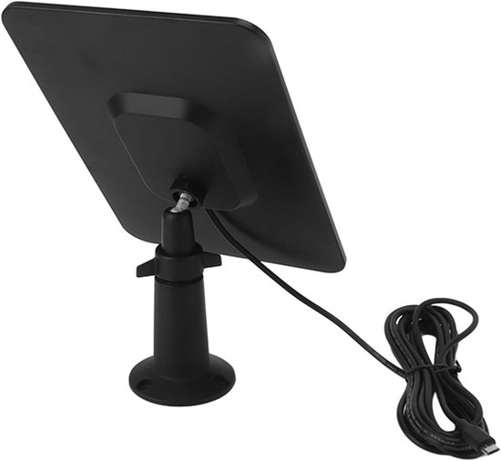 4W 5V zonnepaneel voor Arlo buitencamera, voor Ring beveiligingscamera, voor Blink schijnwerpercamera, waterdichte zonne-energie voor uw Blink huisbeveiligingssysteem, Spotlight Cam van Merkloos — afbeelding 5