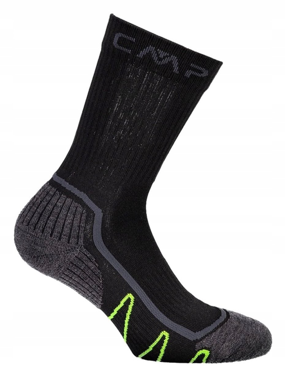 CMP POLY MID trekkingsok – polyester & merinowol Multicolor