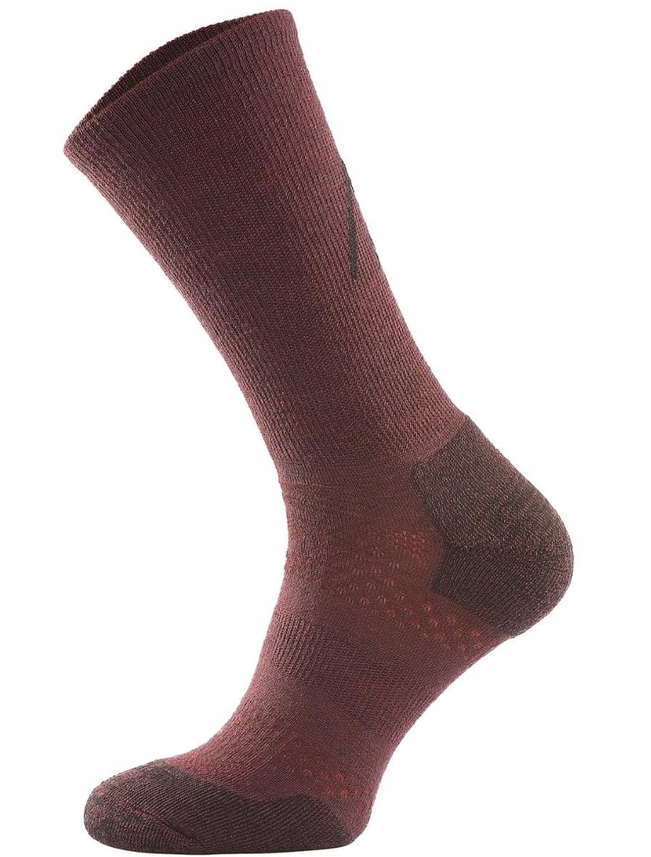Zwarte Peak Light Merino Wandelsokken Rood