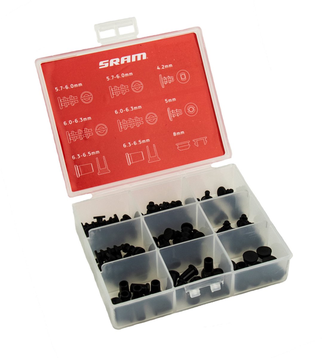 Sram Frame Plug Tacklebox 90 Eenheden Stop Zwart