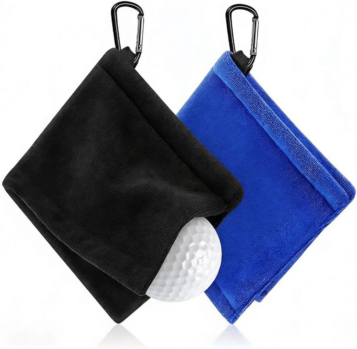 Multifunctionele microvezel golfhanddoeken met karabijnhaak - absorberend en duurzaam voor sport, yoga en buitenactiviteiten