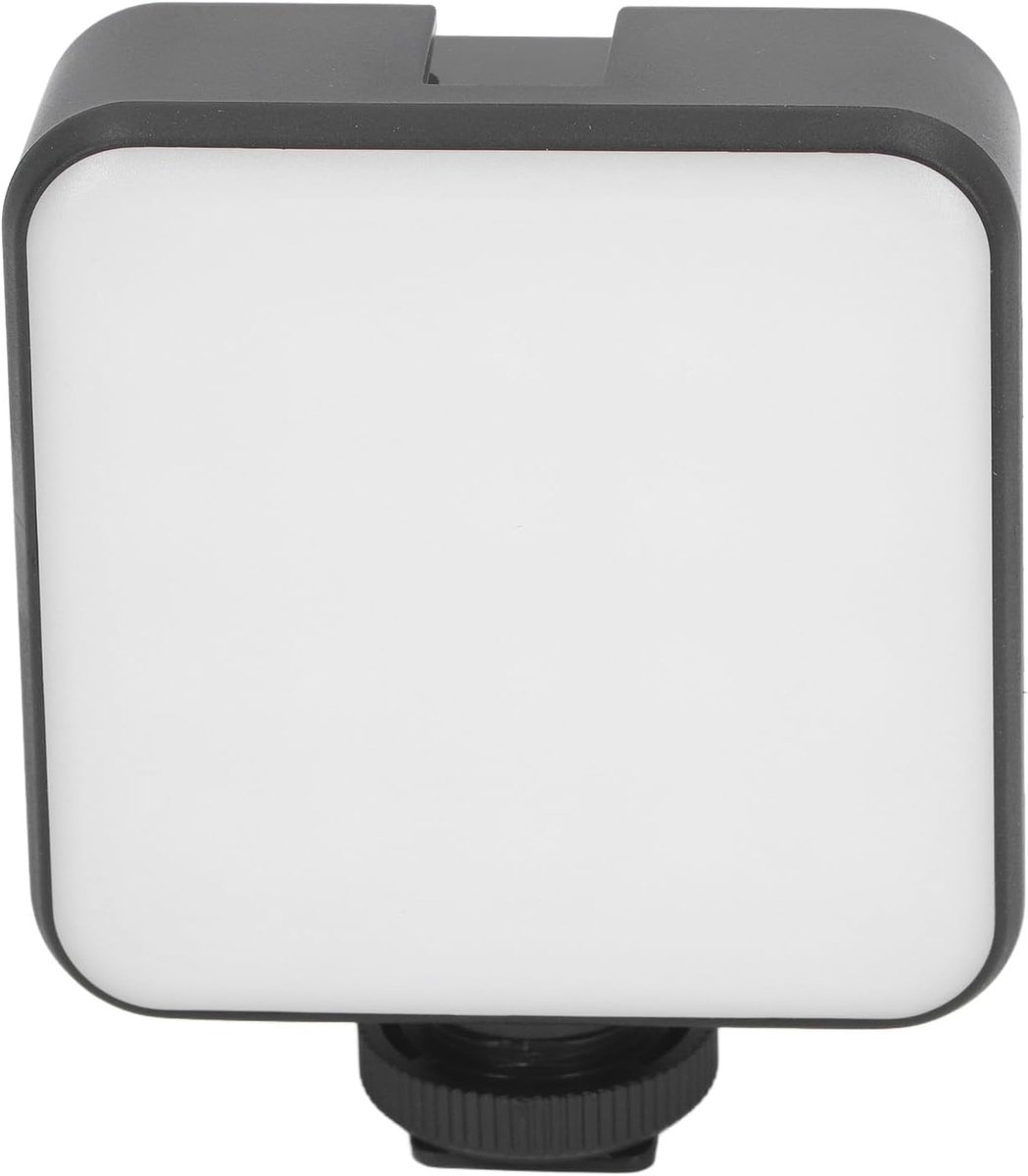 LED Camera Light - Cold Shoe Light RGB - Kleurtemperatuur Instelbaar - Oplaadbare Batterij - 65 LEDs 2500K Tot 9000K - 1 Stuk Met Drie Schoenen - Voor Live Broadcast En Home Theater