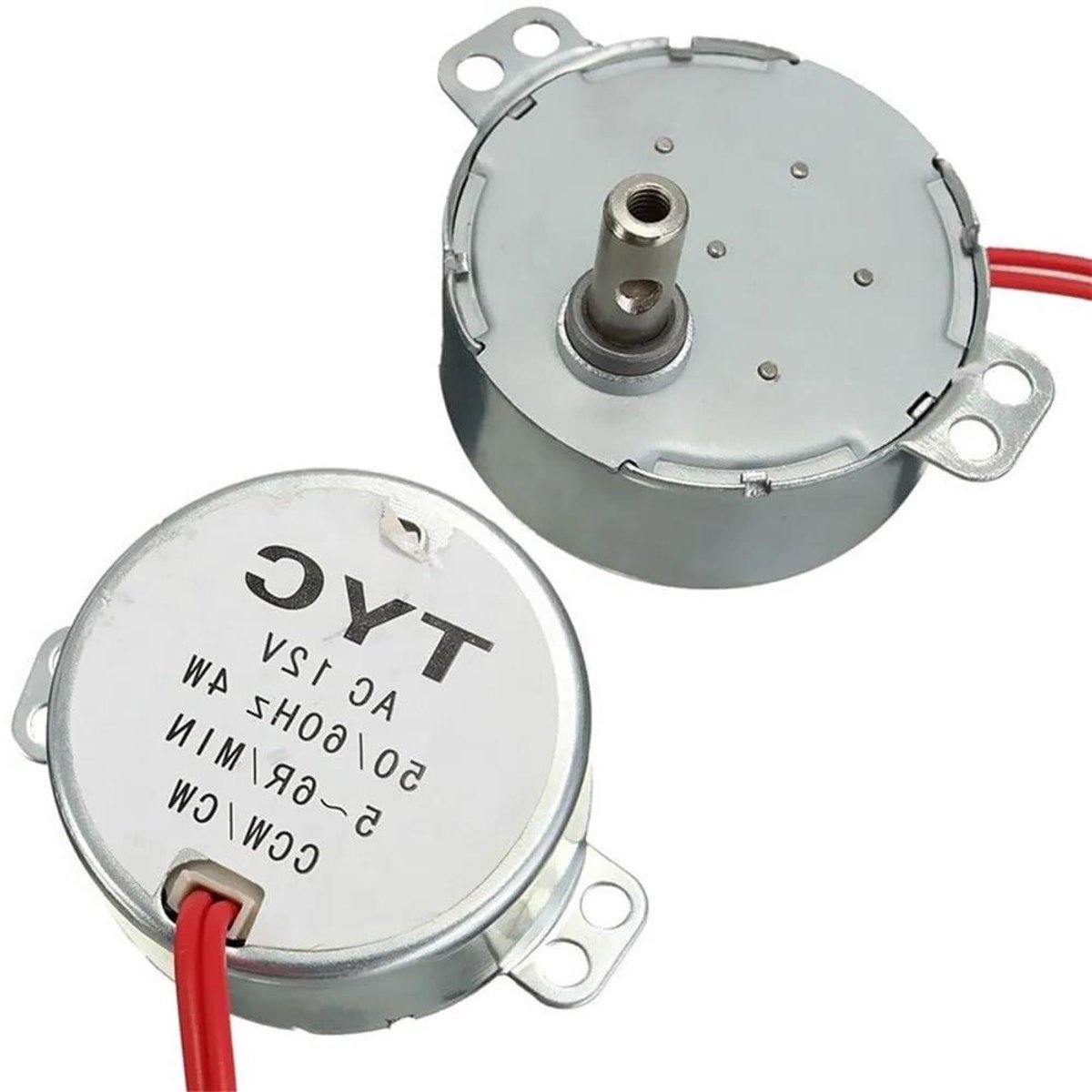Gelijkstroommotor - Synchrone motor - Hobbyprojecten - Stille werking - 5-6 rpm - Metaal