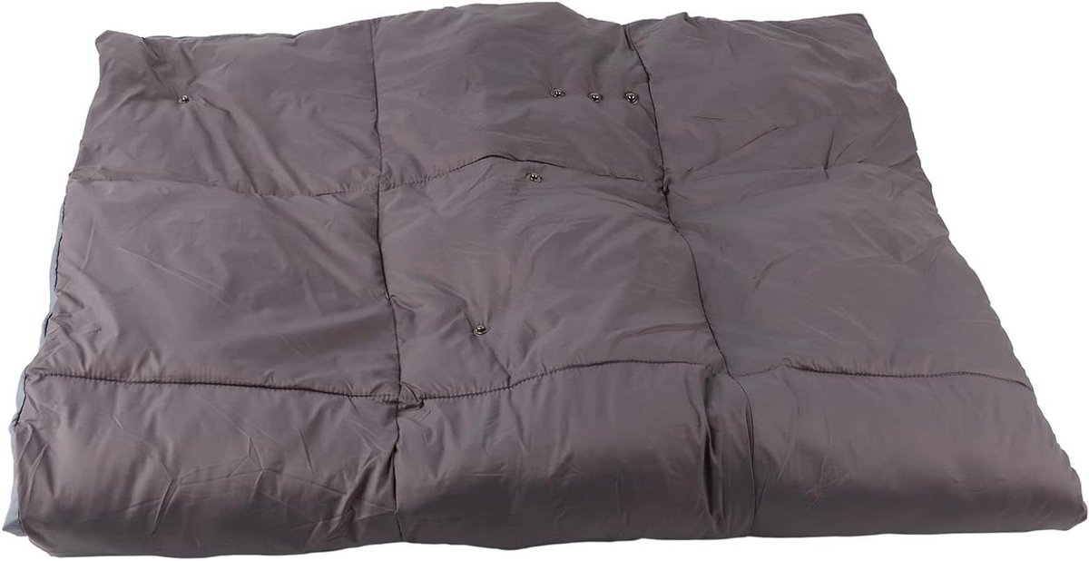 Elektrisch Dekentje - Verwarmde Plaid - Warm Blijven - Snelle Verwarming - 112x138 cm - Grijs