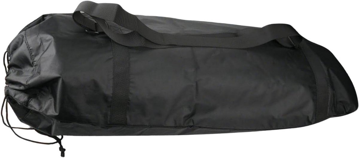 Trampoline Opbergtas - Draagbare Organizer - Sportspullen Vervoeren - Opvouwbaar Ontwerp - 93x45cm - Zwart