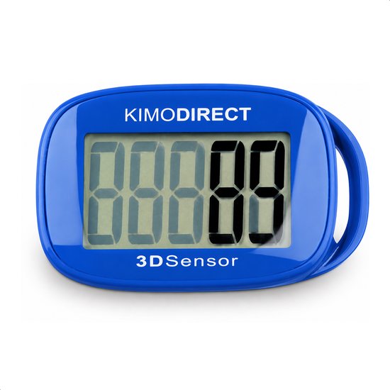 KIMO DIRECT Stappenteller Blauw