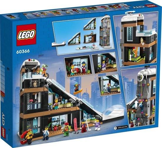 LEGO City Ski- en Klimcentrum Wintersport Speelgoed - 60366