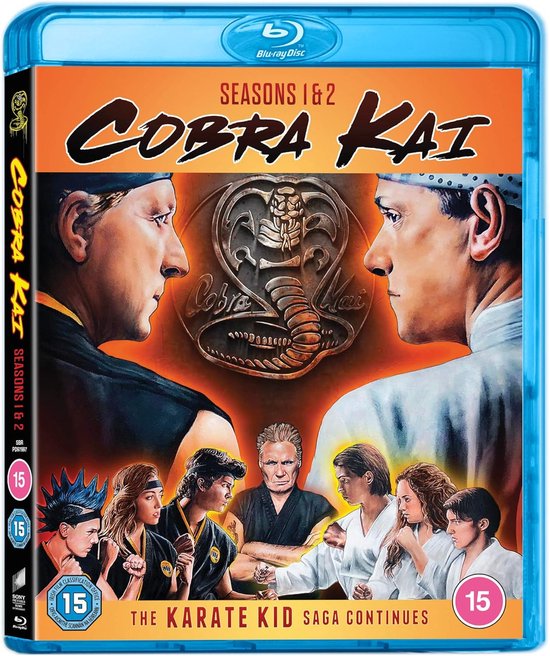 Cobra Kai Seizoen 1 & 2 - Blu-ray Boxset - Serie Kijken - Regiovrij - 2 Disks - Niet gespecificeerd — afbeelding 2