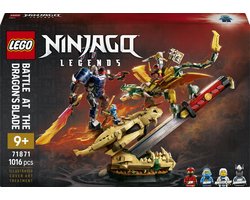 LEGO NINJAGO Strijd bij het Drakenzwaard Bouwpakket voor Kinderen en Kinderkamer Decoratie 71871 Image