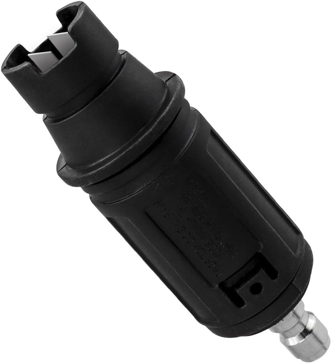Verstelbaar Hogedrukmondstuk - Draaibare Sproeikop - Efficiënt Reinigen - Messing Kern - 3200 PSI - Zilver