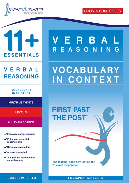 11+ Essentials Verbal Reasoning: Vocabulary in Context Level ... - cover