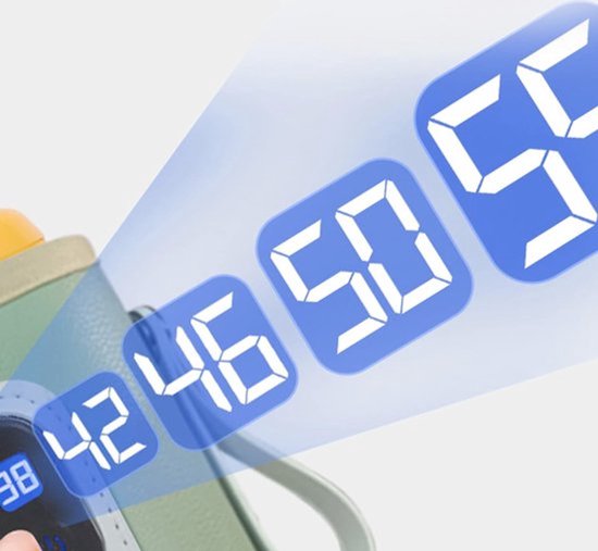 USB Melkflesverwarmer met Temperatuurregeling en LCD-scherm - Draagbare en Waterdichte Flessenwarmer voor Thuis en Reizen van Merkloos — afbeelding 2