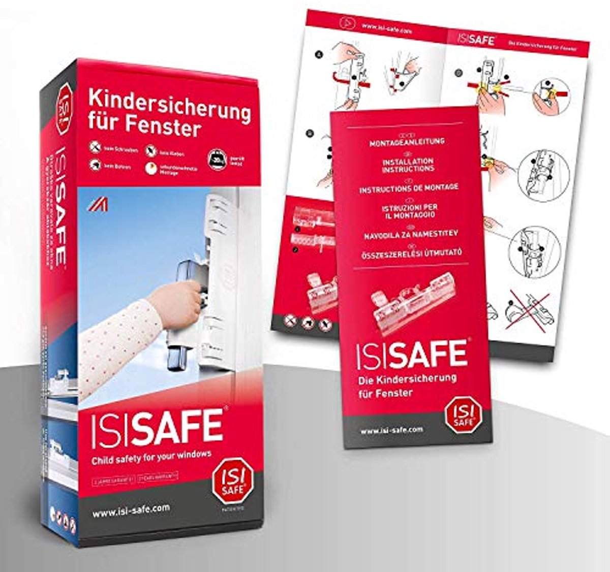 Kinderbeveiliging Ramen - Raambeveiliging Balkon - Veiligheid Thuis - Montage Zonder Boren - 2 Stuks - Wit