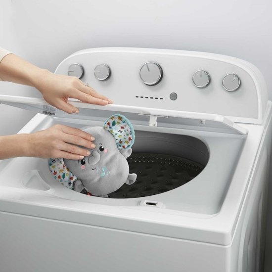 Pluche Olifant Slaapknuffel met Rustgevende Vibratie en Muziek voor Baby's — afbeelding 5