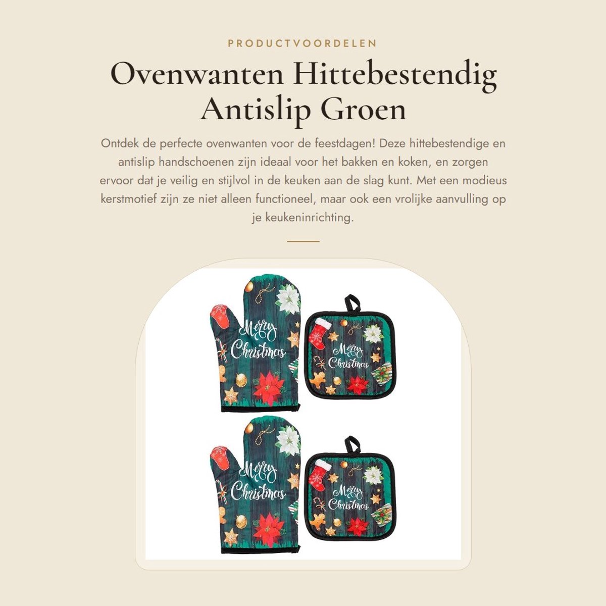 Dailygoods- Ovenwanten 2 Stuks Hittebestendig - Antislip - Grillhandschoenen - Bakhandschoenen - Duurzaam - Perfect Keukencadeau - Keukenhandschoenen