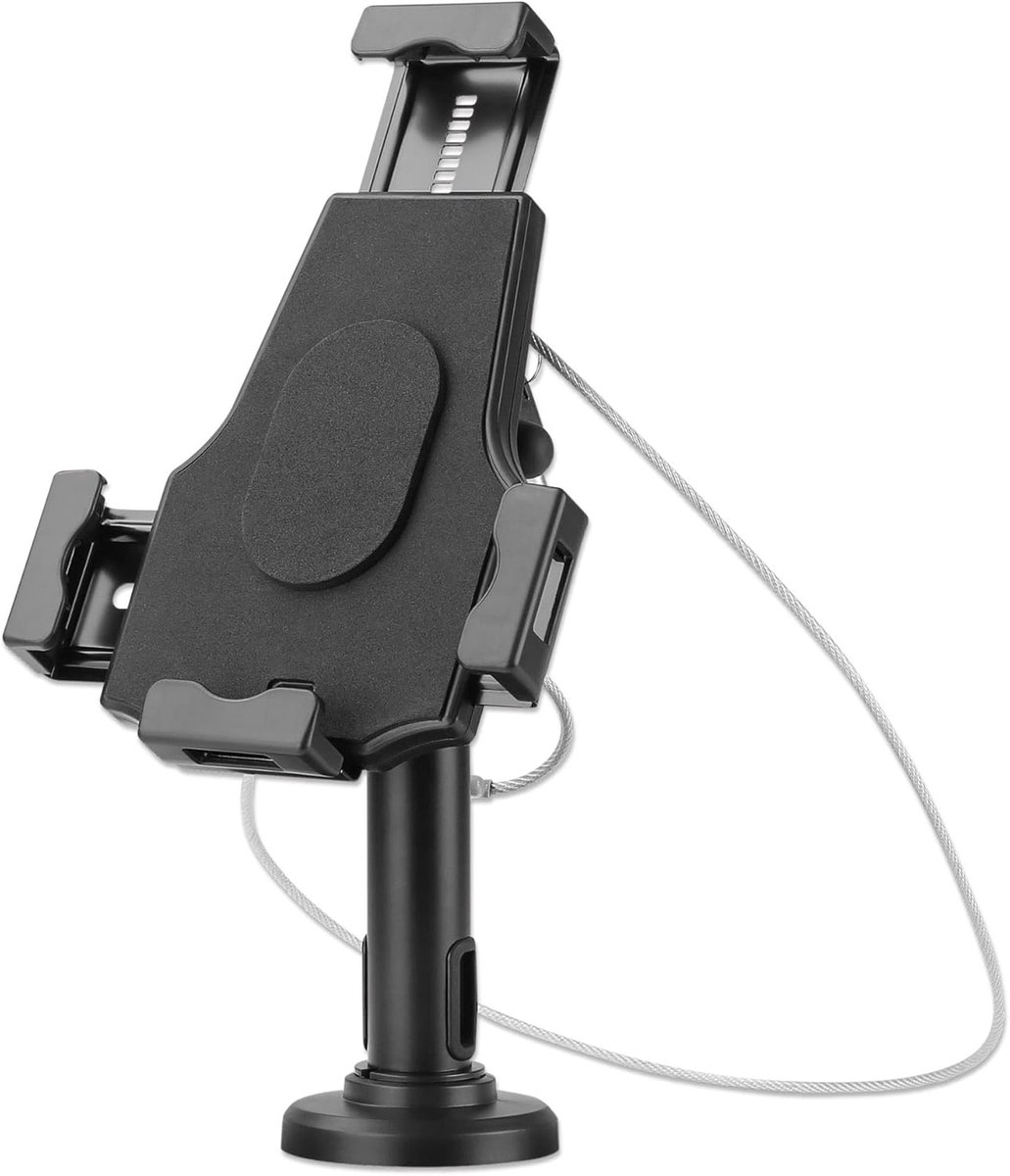 Tablet Standaard - Universele Houder - Veilig Gebruik - Stabiele Constructie - 12x20x27cm - Wit