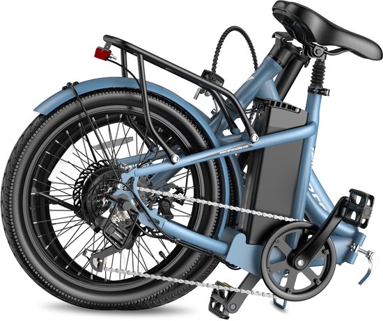 FAFREES F20 Light Opvouwbare Elektrische Fiets - 36V 20Ah Accu, 100km Bereik, 20" Banden, 7-Speed Shimano Groen van FAFREES — afbeelding 3
