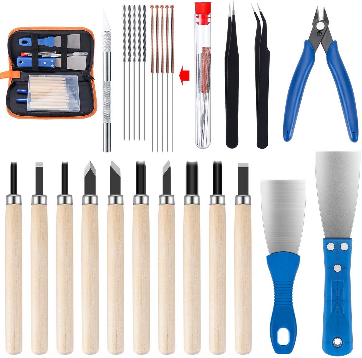 3D Printer Gereedschap - Print Set - Print Onderhoud - 31 Delige Kit - Complete Set - Niet Gespecificeerd
