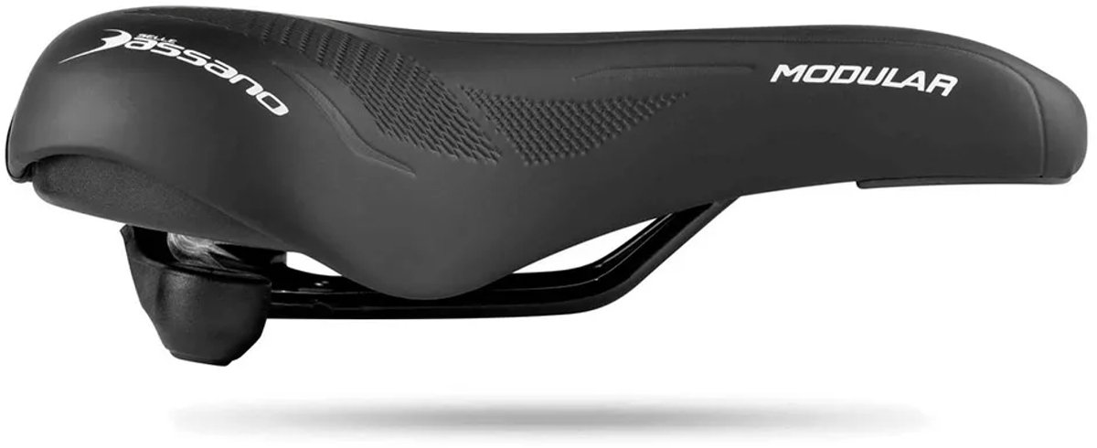 Selle Bassano Modular Ergo Sport Zadel Zwart 165-205 mm