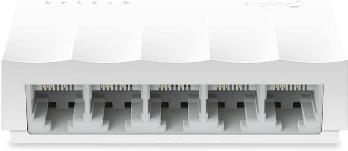 Netwerk Switch - Ethernet Hub - Internet Verbinding - Energiebesparend Ontwerp - 5 Poorten - Wit