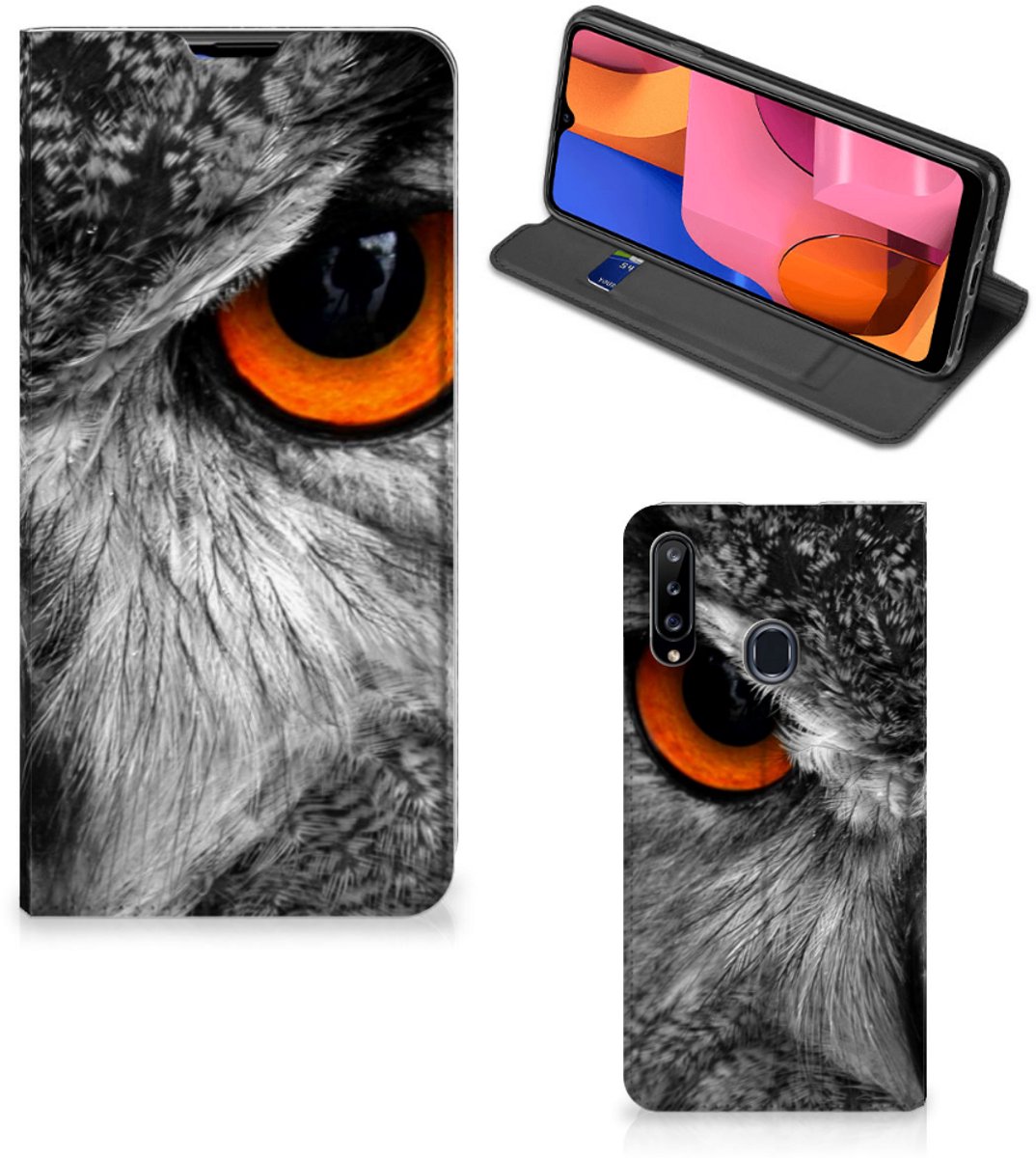 Samsung Galaxy A20s Hoesje maken Uil