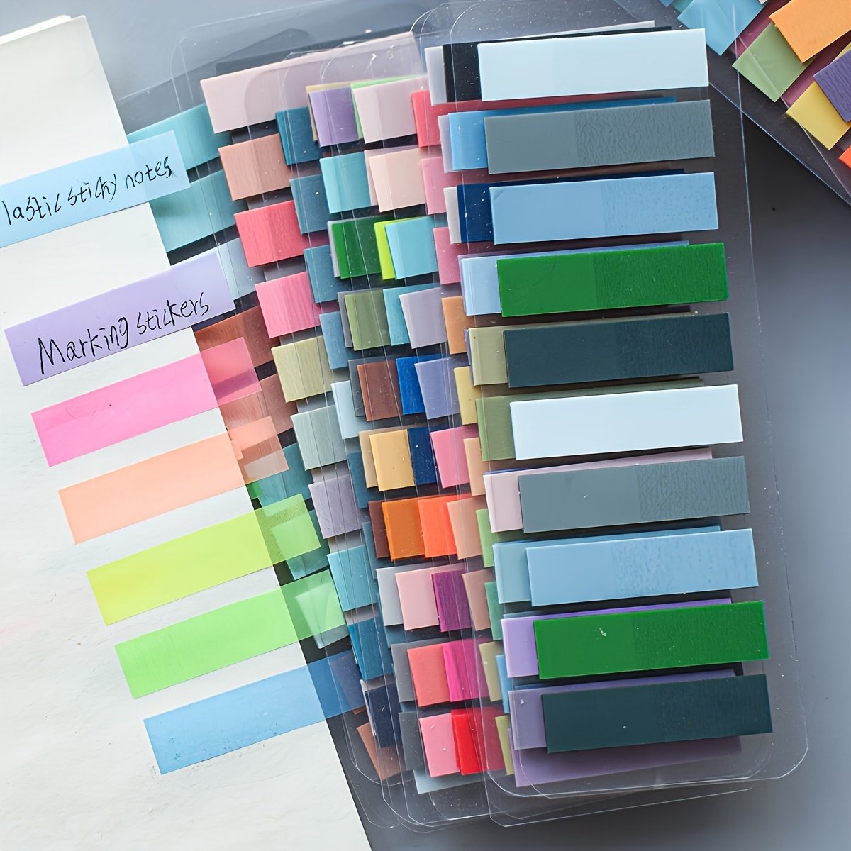 Livé® Sticky Notes – 200 stuks Transparante Post-its met Index Tabs