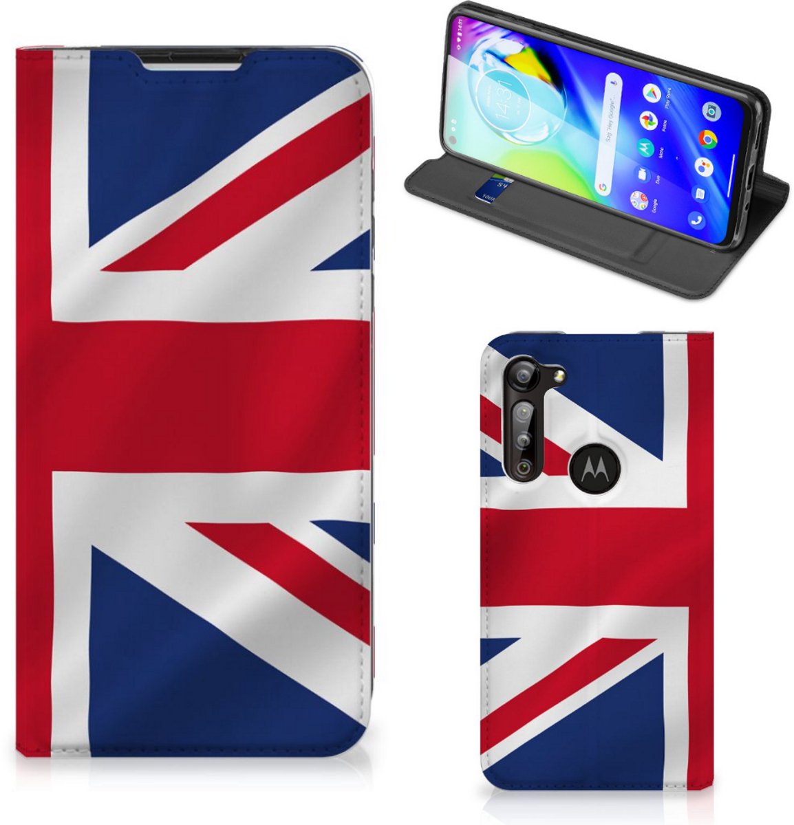 Motorola Moto G8 Power Standcase Groot-Brittannië