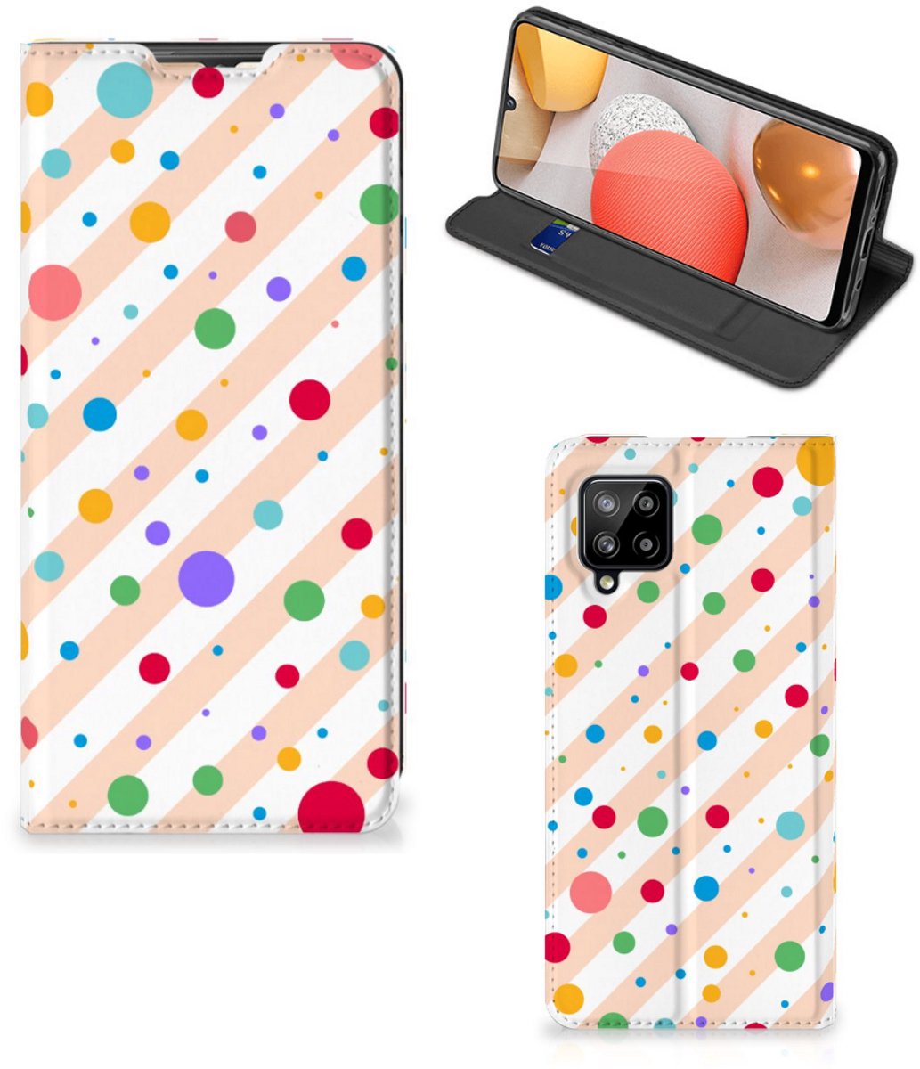 Samsung Galaxy A42 Hoesje met Magneet Dots
