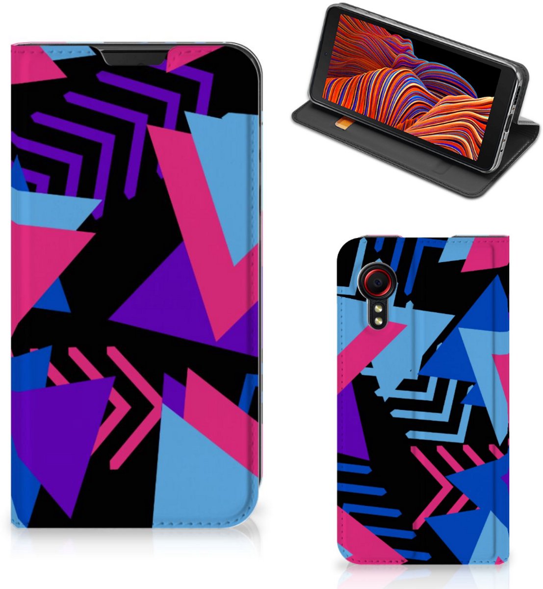 Samsung Galaxy Xcover 5 Stand Case Funky Triangle