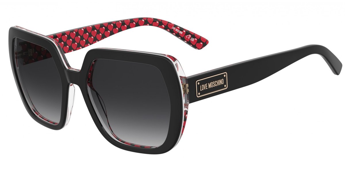 Moschino Love MOL082/S Black pattern red 56/19/140 WOMAN Zonnebrillen