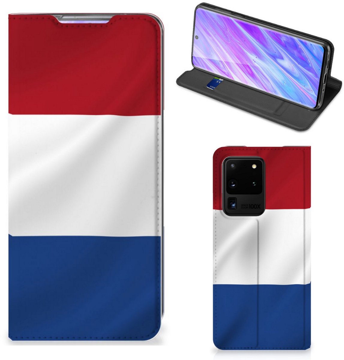 Samsung Galaxy S20 Ultra Standcase Nederlandse Vlag
