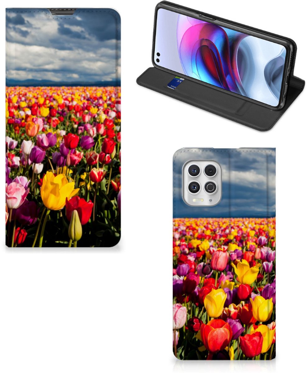 Motorola Moto G100 Smart Cover Tulpen