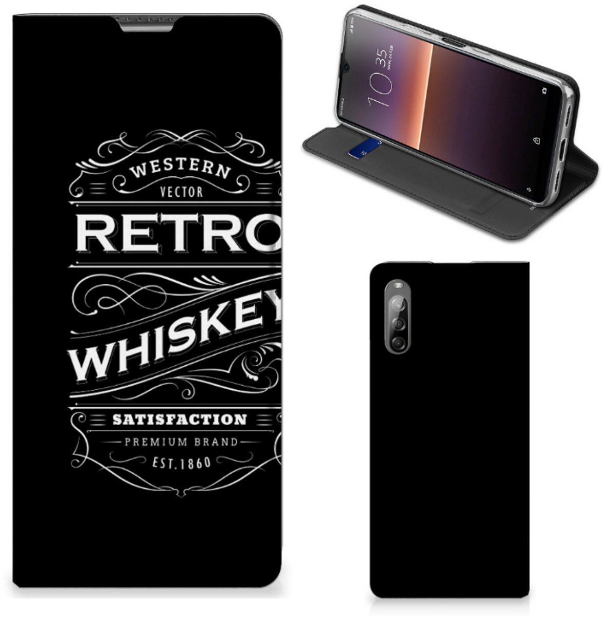 Sony Xperia L4 Flip Style Cover Whiskey
