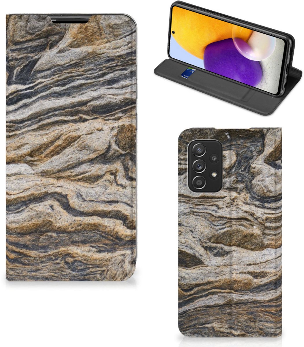 Samsung Galaxy A72 (5G/4G) Standcase Steen