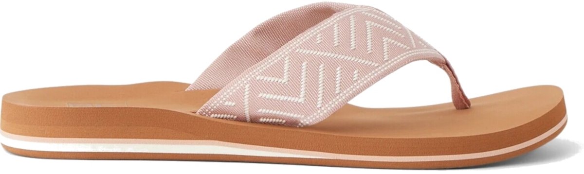 Reef Spring Woven Teenslippers Dames Roze