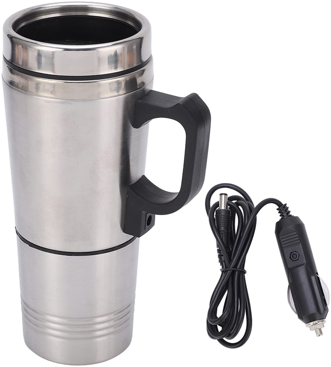 TKSE 12V Reisketel - RVS Autoketel voor Koffie en Thee (150ML - 350ML)