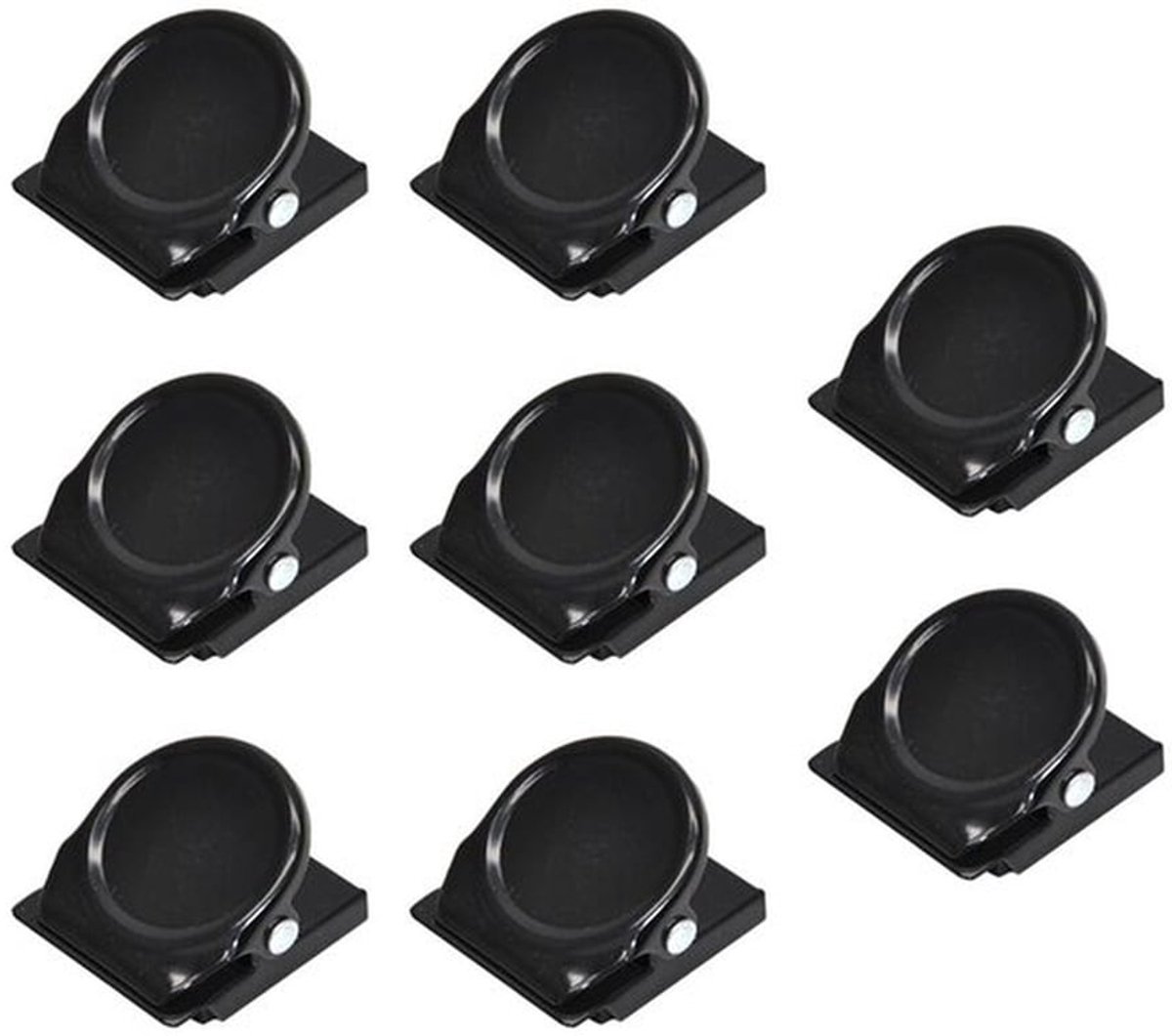 Magnetische whiteboard-clips, 8 stuks, koelkastmagneet, sterke magneten voor thuis, keuken, kantoor, schoolbenodigdheden