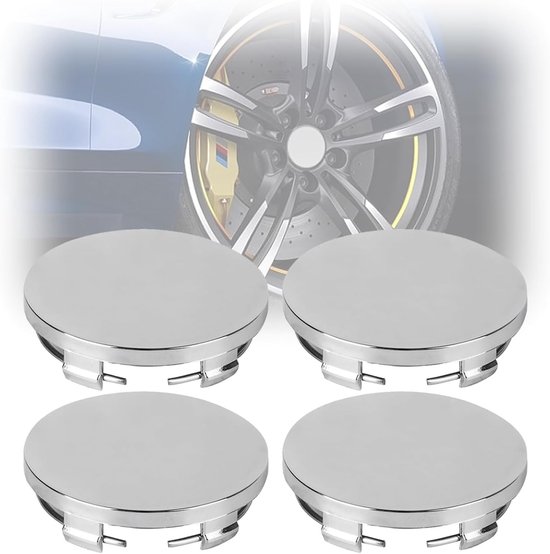 Set van 4 Wielnaafkappen 60 mm