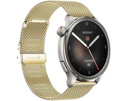 22mm Metalen Horlogeband voor Smartwatches, Geschikt voor Amazfit GTR, Bip en Cheetah, Duurzaam en Stijlvol