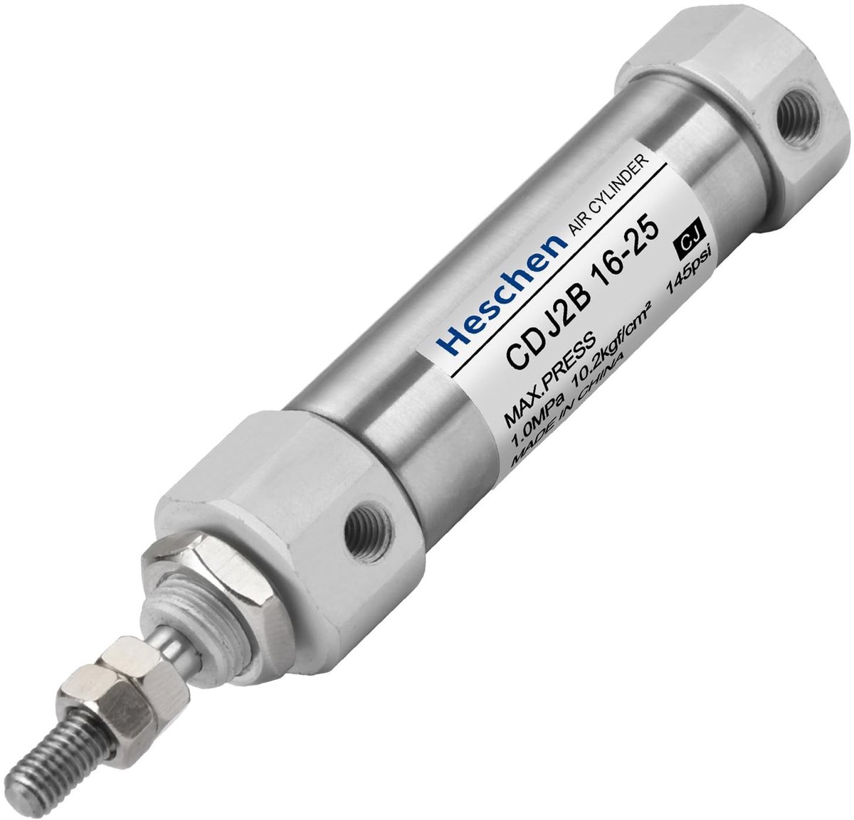 Allecto - Pneumatische Cilinder - Slim ontwerp - 16mm Bore - 25mm slag - Hoogwaardig - Krachtig en compact - Geschikt voor diverse toepassingen - Z..