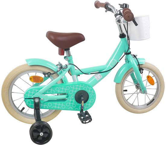 vidaXL - Kinderfiets - 14 - Inch - voor - 3-5 - jaar - oud - Zeegroen van VidaXL — afbeelding 2
