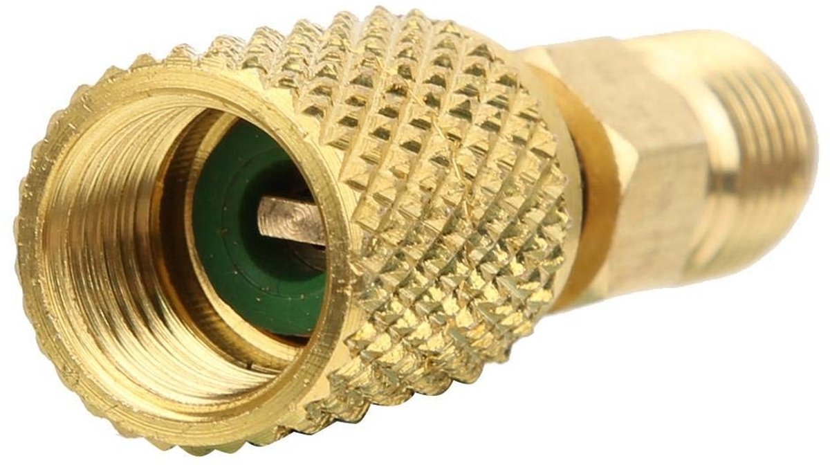 aladdien - R410A airconditioningsadapter - hoogwaardige adapter - geschikt voor mini-split-systeem - messing materiaal - 1/4 inch slangen - ideaal v..