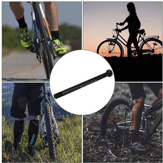 Store_7 - Bike Thru Axle - Aluminium Skewer - Snelle Installatie - Zwart - Geschikt voor Fietsen - 142 * 12mm - Duurzaam en Robuust — afbeelding 2