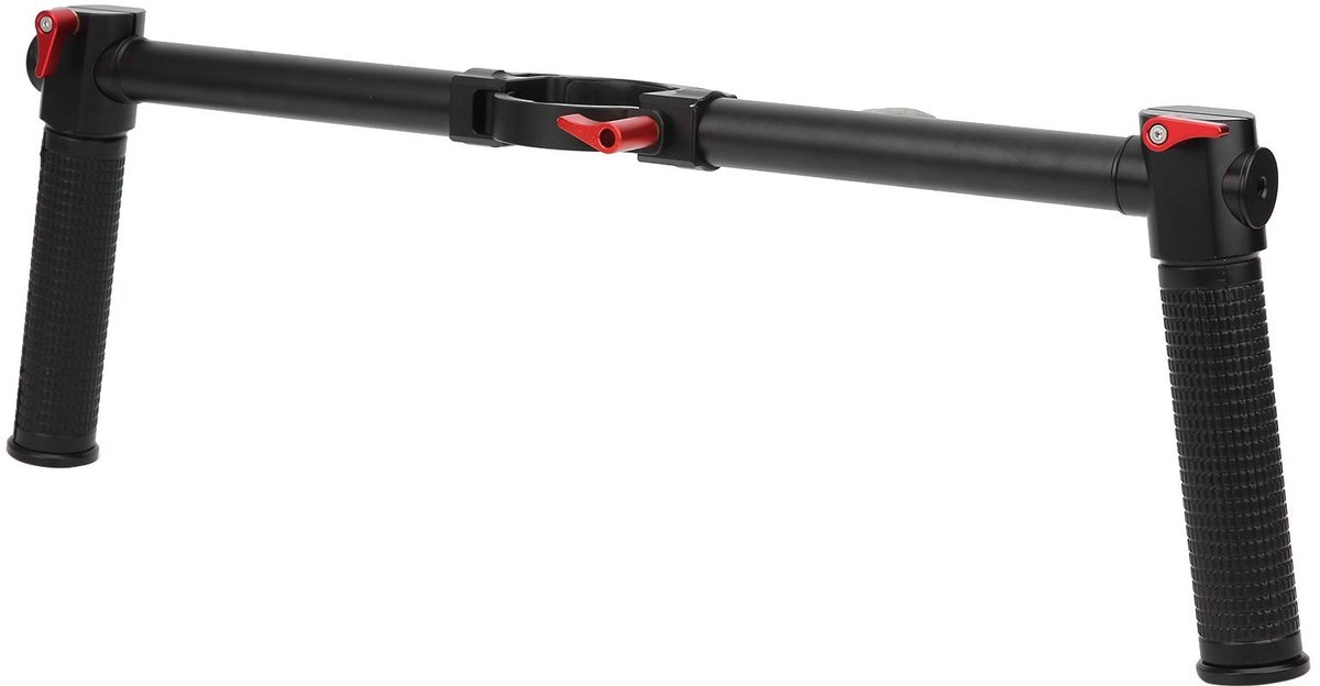 aladdien - Crane 2S Dubbele Handgreepstabilisator - Draagbare Handgreep - Lichtgewicht Aluminium - Verbeterde Stabiliteit - Geschikt voor Videoprodu..
